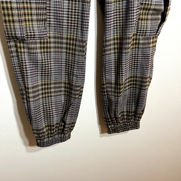 Vero Moda Plaid Joggers LAST CALL - Picture 2 of 7